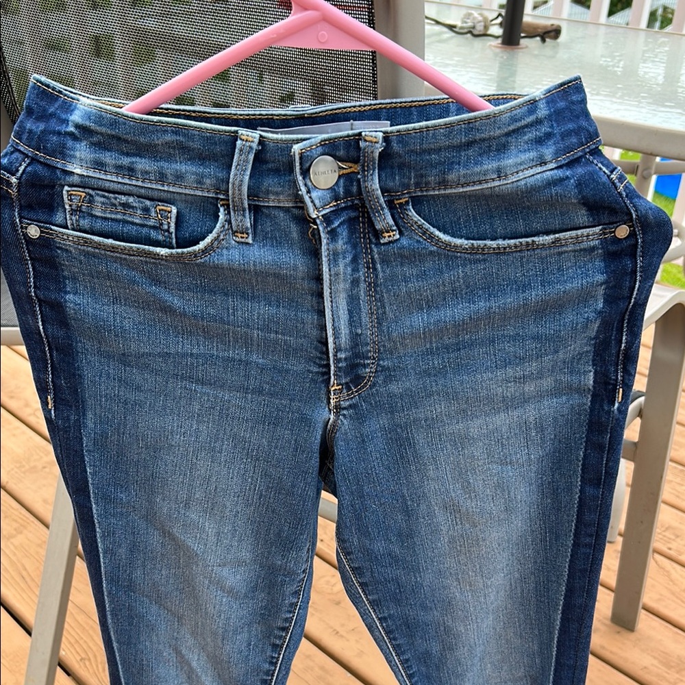 Athleta Blue Skinny Jeans with Stretch - Picture 2 of 7